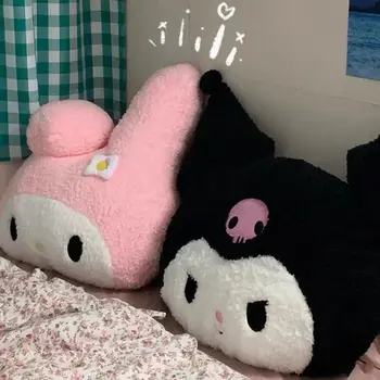 Sanrio חמוד Kuromi שלי מלודי כרית קטיפה צעצוע מיטה כרית שינה קישוט הבית הכרית