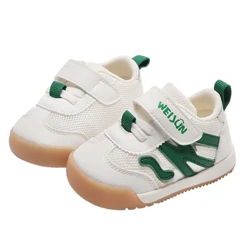 2023 אופנתי התינוק קודם הליכה נעלי תינוקות פונקציונליים נעליים הוק-לולאה רכה הבלעדי לנשימה 0-1-2 סנדלי קיץ לילדים