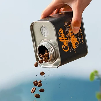 נייד פולי קפה אטום פחיות רעננות שימור 150 גרם פולי קפה אטום פחיות במטבח אחסון ארגונית החברים מתנות