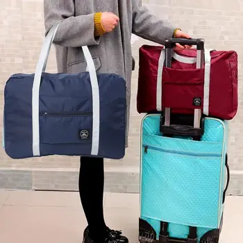 מתקפל אחסון מזוודות תיקים קיבולת גדולה הבגדים ארגונית עמיד למים תיקי נשים גברים בגדי הנסיעה אחסון ארגונית