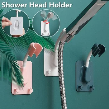 360° סיבוב מקלחת מחזיק אוניברסלי מקלחת בעל כוס יניקה בעל ראש מקלחת מקלחת בעל הבית אביזרי אמבטיה