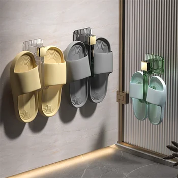 שירותים אגרוף-בחינם נעל מתלה שירותים אחסון מתלה נעליים אחסון החפץ שירותים תלייה על קיר מתלה ניקוז חזה